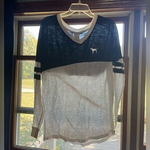 Black and White Long Sleeve Shirt
